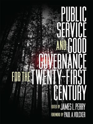 cover image of Public Service and Good Governance for the Twenty-First Century